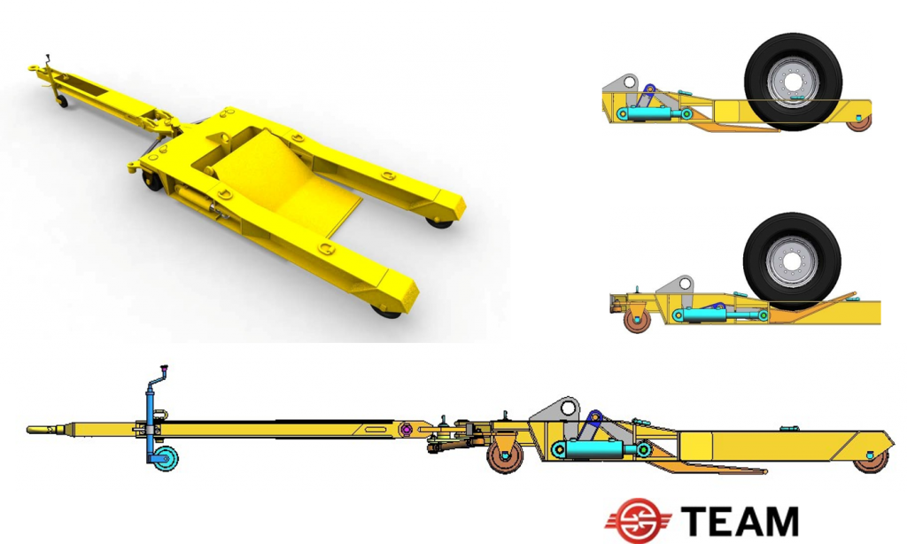 Thanh kéo lai dắt máy bay - Aircraft Recovery Dolly